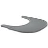 hauck Vassoio Seggiolone Pappa Alpha Click Tray - Tavolino Bambini in Materiale Riciclato Cert. GRS, Facile da Fissare per Seggiolone Legno Alpha+ o Beta+ - Grigio