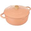 KASANOVA Casseruola Antiaderente vari colori Pot Art con Coperchio Innovativo, casseruola induzione, Ottimale per Stufati e Cotture Lente (Rosa, 28 Cm)