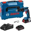 Bosch Professional 18V System Avvitatore per cartongesso a batteria GTB 18V-45 (2 batterie ProCORE18V 4.0 Ah incluse, caricabatteria GAL 18V-40, in L-BOXX 136)