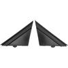 Headerbs Bandiera per Specchietto Laterale, Coppia Copri Bandiera per Specchietto Retrovisore 1SH17KX7AA Sostituzione Decorazione Nera Sinistra Destra per FIAT 500 2012-2017