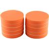 Qiilu 10pz 6 Spugna Lucidatura Tamponi Pad Kit Strumento per Auto (Arancione)