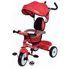 Colibri Colibrì Triciclo Bambini 1 anno Passeggino Fronte Mamma e Strada Leggero | Treciclo Regolabile Bimbo Bimba 9 mesi Colibrino Rosso
