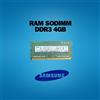 Samsung MEMORIA RAM SAMSUNG 4GB DDR3 1600 PC3L-12800 SODIMM