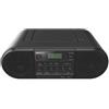 Panasonic RX-D552 Radio DAB+ Bluetooth Lettore Cd Design Vintage 20W Usb Nero