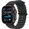 Apple Watch Ultra 2 GPS + Cellular 49mm Cassa Titanio Nero con Nero Ocean Band"