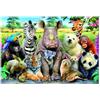 Educa - Puzzle 1000 pezzi Selfies: Foto di Classe | Puzzle animali divertenti | Misura 68x48 cm | Per adulti 14+ (15517)