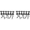 Haztholf 12 Pz Surfboard Leash Plugs con Corde per Acqua Surfing Accessori Surf Leash Plug Bodyboard Accessorio