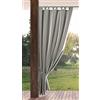 Eurofirany GARDEN Tenda de Esterni con Passanti - 1 Pezzo. Tende impermeabili per Terazze, Tenda per Gazebo Pergolata Patio Balcone, Protezione Solare e Privacy, 155x220 cm, Grigio Chiaro