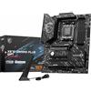 MSI X870 GAMING PLUS WIFI, Scheda madre ATX - Supporta processori AMD Ryzen 9000/8000/7000, AM5-60A SPS VRM, DDR5 Memory Boost 8200+ MT/s (OC), PCIe 5.0 x16 e 4.0 x16, M.2 Gen5, Wi-Fi 7, 5 G LAN