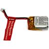 Carson 500608261 Batteria Li-Po 3,7V/100mAh - batteria di ricambio, batteria RC, accessori per veicoli telecomandati, batteria di ricambio per automodelli
