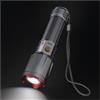 EMOS - Torcia LED in metallo con batteria, funzione boost, power bank e zoom - ricaricabile, resistente agli urti, impermeabile - super luminoso 3000 lm, 300 m - cinturino da polso - per interni ed