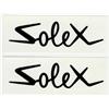 cyclingcolors 2x adesivi adesivo nero Solex Velosolex 2200 3300 3800 5000 losanga bici moto vintage epoca