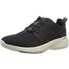 Clarks Lehman Tie, Scarpe da Ginnastica Uomo, Nero, 41.5 EU Larga