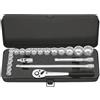 MATADOR Schraubwerkzeuge Matador Set di chiavi a bussola a 12 punte, 10 (3/8) mm 3115 9211