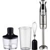DCG Eltronic HM1112 - Frullatore ad immersione con accessori mini tritatutto frusta