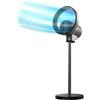 Cecotec TotalPure 2in1 MoonStyle Dark, ventola e purificatore d'aria, 35 W, tecnologia Bladeless, controllo Wi-Fi, display LED, oscillazione fino a 120°, timer.