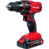 Einhell Einhell TC-CD 18-2 Li Trapano con impugnatura a pistola Nero, Rosso Ioni di Litio 1,5 Ah 1,37 kg (Einhell TC-CD 18-2 Li N?glefri 1,37 kg) 4513846