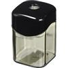 M + R M+R 709230000 - Temperamatite con contenitore, base quadrata, colore: nero/fumo