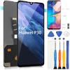 ARSSLY OLED LCD Schermo per Huawei P30 ELE-L29 ELE-L09 ELE-L04 Display Touch Digitizer Glass Screen Assembly Parti di Ricambio (Non per P30 PRO)