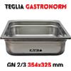 RZeta Teglia Gastronorm 2/3 No