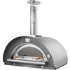 Clementi Forno Pizza a Legna 80x60 - Pulcinella Solo Tetto Inox / No / No