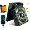 GY Ventilatore da campeggio, timer, 4 velocità, ventilatore da tavolo USB con batteria ricaricabile da 10400 mAh, ventilatore solare portatile per campeggio all'aperto, interruzione di corrente, pesca