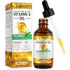 CFHQXSZ Vitamina E Pura, Olio di Vitamina E 75.000 UI, Prodotti per la cura della pelle che aiutano a ridurre la gravidanza e le cicatrici, oli di vitamina E naturale per cicatrici, capelli e viso
