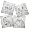 Folat 23890 Decorazione di HalloweenTovaglioli - Creepy Curiosities - 33 x33 cm - 20 pezzi