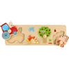 HABA- Trattore, melo, Cane, Pollo e Uccello Puzzle da afferrare Fattoria, Multicolore, 2012172001