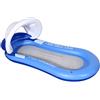 Queta Amaca d'Acqua, Amaca Galleggiante Mare Gonfiabile Materassino Gonfiabile ad Acqua, Poltrona Lounge Materassino Portatili Pieghevoli in PVC 160 x 90cm (Blue)