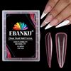 EBANKU 120PCS Rosa Unghie Finte Nail System Dual Nail Form Stiletto Sistema per Unghie Strumenti per Manicure per Unghie con Scala Graduata
