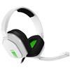 Logitech G ASTRO Gaming A10 Cuffie Gaming Cablate con Microfono, Leggere e Resistenti, ASTRO Audio, Dolby ATMOS, Jack 3,5 mm, Xbox Series X|S, Xbox One, PS5, PS4, Nintendo Switch, PC, Smartphone - Bianco/Verde