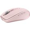 Logitech MX Anywhere 3S, Mouse Wireless Compatto, Scorrimento Veloce, Tracciamento 8K DPI, Clic Silenzioso, Pulsanti Programmabili, USB C, Bluetooth, PC Windows, Linux, Chrome, Mac - Rosa