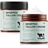 BOIUOITI Beef Tallow Face Cream 2 confezioni, Sego di Manzo per Cura della Pelle, Balsamo di Sego e Miele Biologico al 100% Naturale per Viso e Corpo, Crema Viso Sego, Idratazione Profonda, Lenisce Secchezza