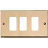FAEG Placca 3 Posti All. Anodizzato Magic - FG11153