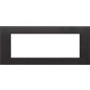 VIMAR Placca Linea 7 moduli Nera - 30657.02