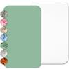 Lovely Hippo Lenzuolo 80 x 160 cm, 100% Cotone, Compatibile Con Letto Capanna, Senza Prodotti Chimici (Bianco/Verde Salvia), PA-Duo-160
