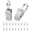 Caianwin 20 mollette per tende in acciaio inox, clip per tende da doccia, foto