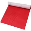 HKC Tessuto in Microfibra Autoadesivo Rosso, 42 * 150cm Pellicola Autoadesiva in Finta Pelle Scamosciata, Tessuto Elastico per Cabina di Pilotaggio, Tappezzeria, Cassetto Portagioielli