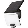 Suprema, Faretto LED da Esterno Solare, Proiettore Crepuscolare con Pir, Sensore Crepuscolare e di Movimento, IP54, Pannello Solare Orientabile, Cavo 3m