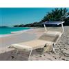 SUSANNA HOME DESIGN Telo Mare con Tasche e Cuscino Gonfiabile - Teli da Mare/Piscina Palau - Teli Mare Cotone 100%, Elastici di fissaggio Laterali e Sacca (Beige)