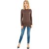 ICHI Ihphiluca Ls2 T-Shirt, 191015/Bracken, M Donna