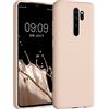 kwmobile Custodia Compatibile con Xiaomi Redmi Note 8 Pro Cover - Back Case per Smartphone in Silicone TPU - Protezione Gommata - coconut swirl