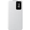 Samsung Smart View Wallet Case custodia a portafoglio con finestra di visione notifiche per Galaxy S24+, White
