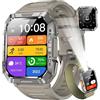 Blackview Smartwatch Uomo, Smartwatch Militare Uomo Fitness con Chiamate Bluetooth,2.01 Orologio Intelligente 112+ Modalità Sportive/900 mAh/Sonno/Cardiofrequenzimetro/Torcia/Bussola per Android IOS