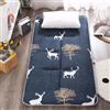 YOUGANG Futon, materasso da pavimento pieghevole, arrotolabile, tatami, singolo, matrimoniale, king size, materasso futon giapponese, con retro antiscivolo (marrone, 120 x 200 cm)