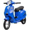 Piston Car Moto Elettrica 24V per Bambini Blu Doppia Batteria Waterproof