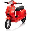 Piston Car Moto Elettrica 24V per Bambini Rosso Doppia Batteria Waterproof