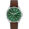 Fossil Garrett Orologio Uomo, Movimento Multifunzione al Quarzo con cinturino in acciaio inossidabile o pelle