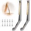 LALAGO 2pcs Gas Springs 200N/PC, Amortizzatore di Angolo, Bloccaggio a Gas Fissaggio, Gas Springs Soft Close Gas Spring Flap Locking Gas Spring Support for Flaps Tatami Hanging Cabinet